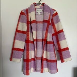 Rachel Zoe plaid coat